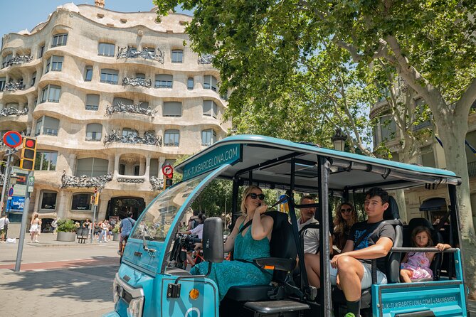 Barcelona Panoramic Private Tuk Tuk Tour - The Modernist Start: Bullring Facade to UNESCO Architecture