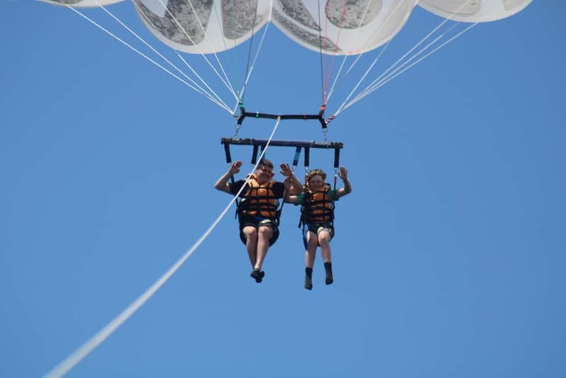 Barcelona: Parasailing magic flight and views above the sea - The Views: Barcelona Skyline Meets Mediterranean Sea