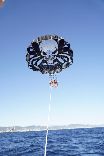 Barcelona: Parasailing with 360º Panoramic Skyline Views - The harness and harness feeling: comfortable control, not a stunt vibe