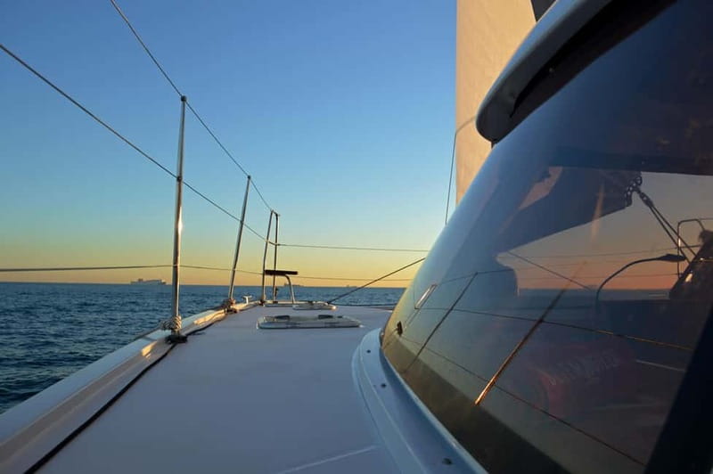 Barcelona: Premium Shared Sunset Cruise (Drinks & Snacks) - SUP and snorkeling: When the weather gives you the bonus