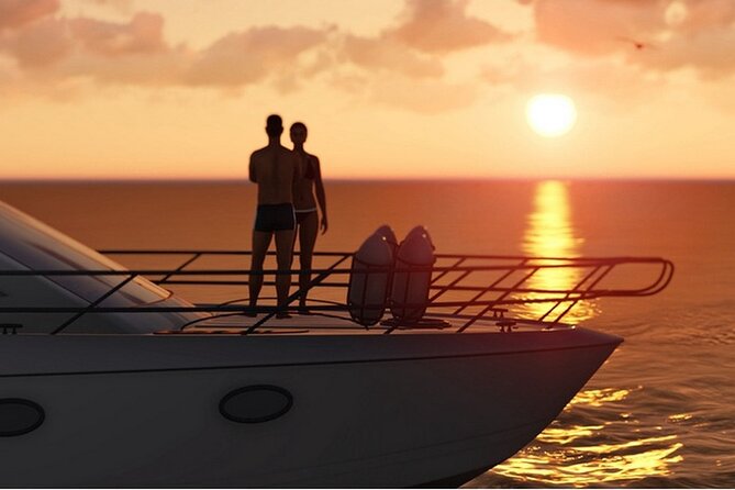 Barcelona Private Luxury Motor Yacht Sunset Cruise with Drinks - Boarding at Port Olimpic, then straight into golden hour