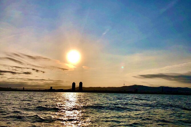 Barcelona Private Luxury Motor Yacht Sunset Cruise with Drinks - Drinks, snacks, towels, and a stabilized ride for real comfort