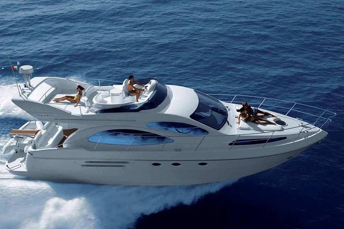 Barcelona Private Luxury Motor Yacht Sunset Cruise with Drinks - Optional 2-hour Catalan dinner upgrade