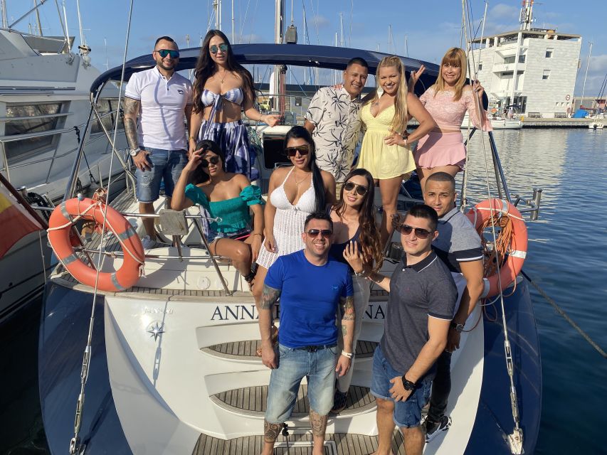 Barcelona: Private Luxury Sailing Tour - The swim stop: how it works and what to bring