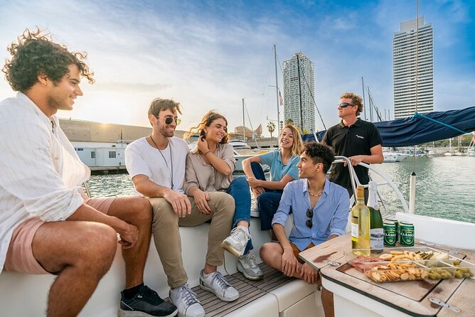 Barcelona: Private Sailing cruise with drinks & snacks - Getting on the water at Port Olímpic, Moll de la Marina 8