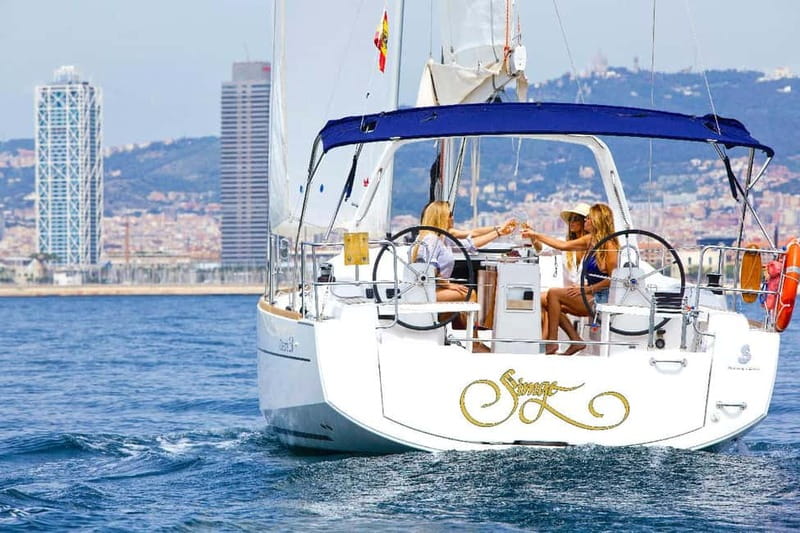 Barcelona: Private Sailing Trip with Drinks & Snacks (max 9) - Sailing time that actually feels like sailing