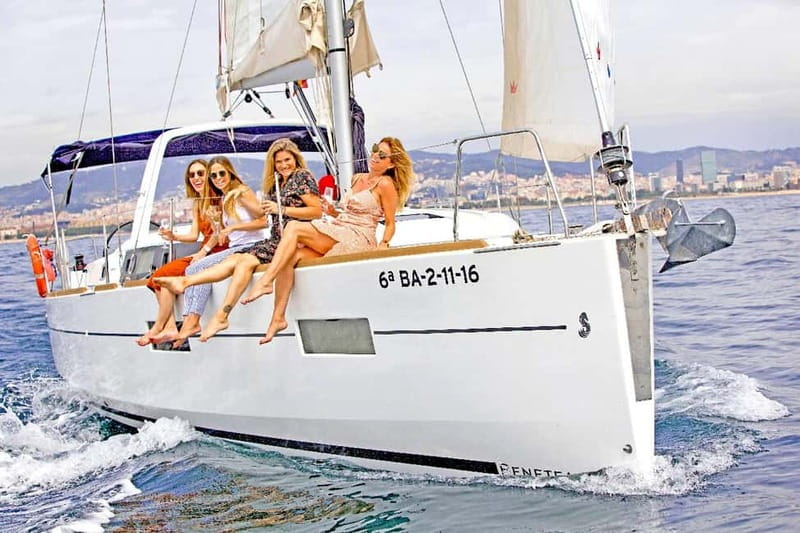 Barcelona: Private Sailing Trip with Drinks & Snacks (max 9) - Itinerary flow, step-by-step, so you know what the time feels like