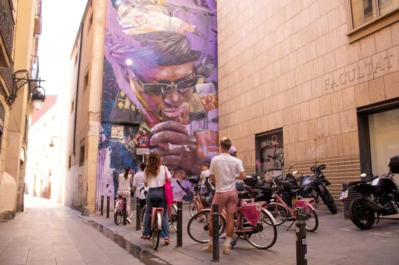 Barcelona | Private StreetArt Bike Tour - Passeig de Gracia murals meet the big-league architecture: Casa Batlló and Casa Mila