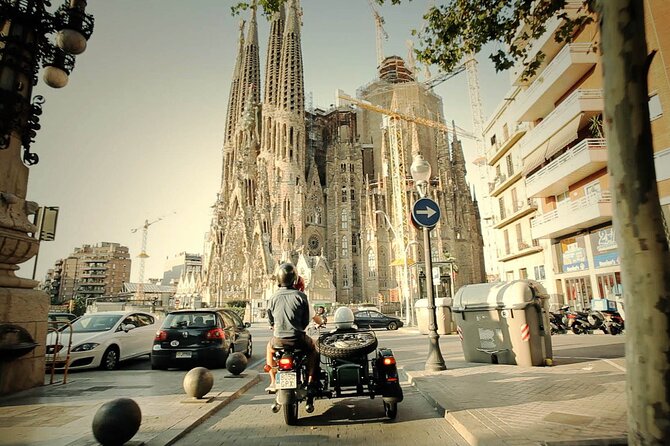 Barcelona Private Tour by Sidecar Motorcycle - Montjuic Hill viewpoints, Olympic ring, and the big-city panorama