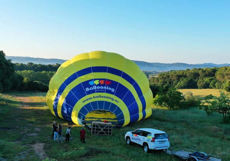 Barcelona Private VIP Balloon Flight with Pick-up Service - Getting to the launch site: Barcelona pick-up to café breaks