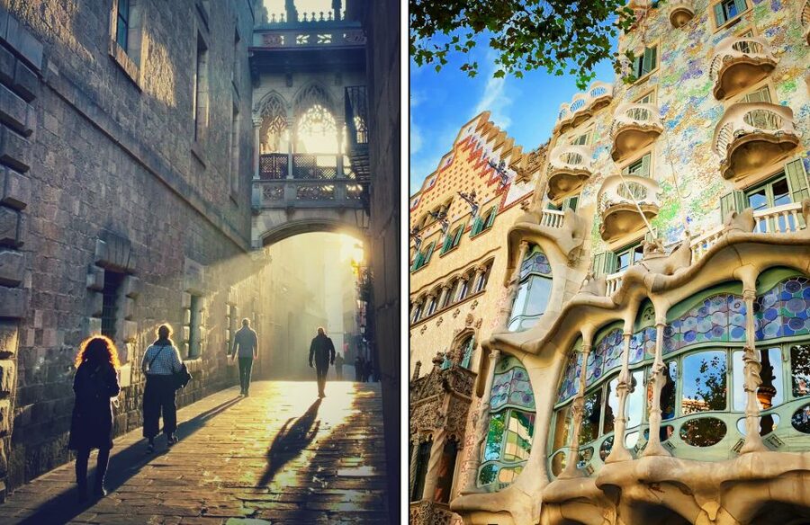 Barcelona: Ramblas, Old Town & Gaudí Houses Walking Tour - The Metro Hop and the Pace Shift Toward Passeig de Gràcia
