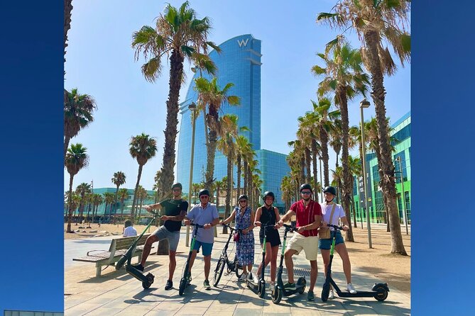 Barcelona Sagrada familia Electric Scooter or E-Bike Tour - Arc de Triomf and a bullring that tells a different Barcelona story