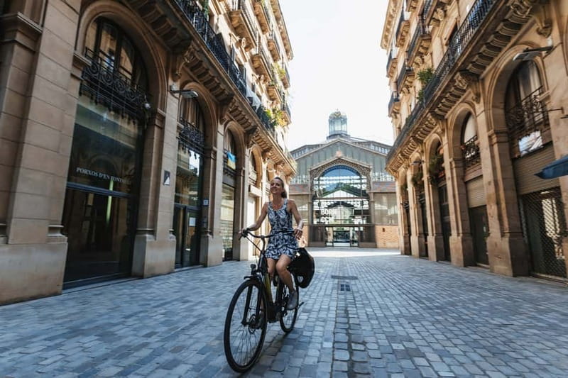 Barcelona: Sagrada Familia or City Tour by Bike or eBike - Vila Olímpica, Rambla del Poblenou, and the shift toward water