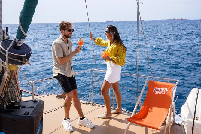 Barcelona Sailing Cruise by Aperol Spritz - 90 Minutes on the Water: Boarding at Moll de les Drassanes