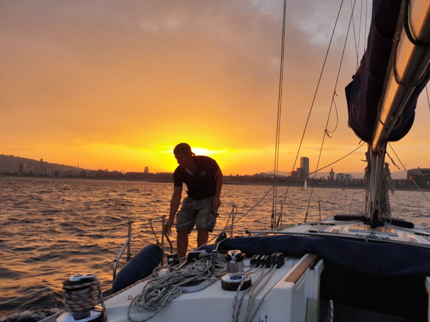 Barcelona: Sailing Tour with a Glass of Cava - Sea swim time: when you can actually jump in, and what it costs you