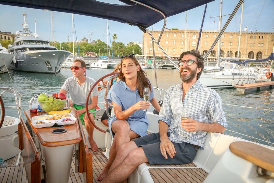 Barcelona: Sailing Tour with Spanish Tapas and Drinks - Tapas and drinks at sea: what you get, and what it means for your day