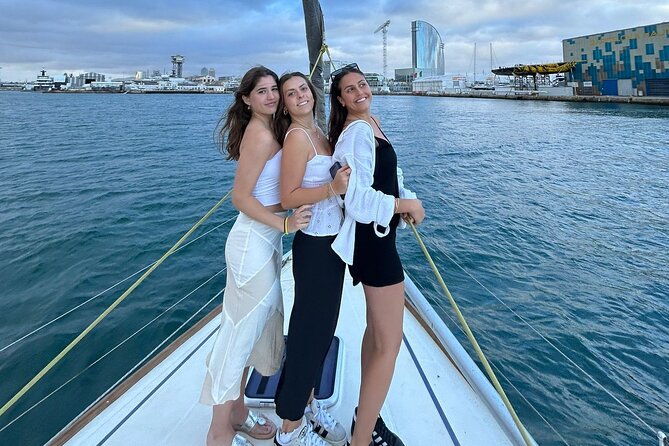 Barcelona: Sailing Tour with Tapas, Drinks, Swim & Sunset Option - Finding the right slip near Barcelona Watersports