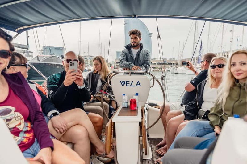 Barcelona: Sailing Tour with Young Local Captain & Drinks - La Barceloneta sailing time: views with a local captain vibe