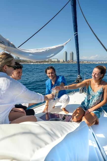 Barcelona: Sailing Tour with Young Local Captain & Drinks - Port Vell to superyachts: the route for big first impressions