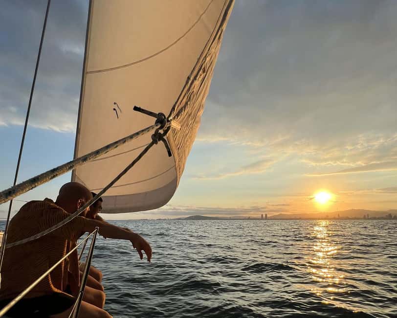 Barcelona: Sailing with Open Bar, Catalan Snack & Swim Stop - Sailing Past Sagrada Familia, Montjuïc, and the Gothic Quarter