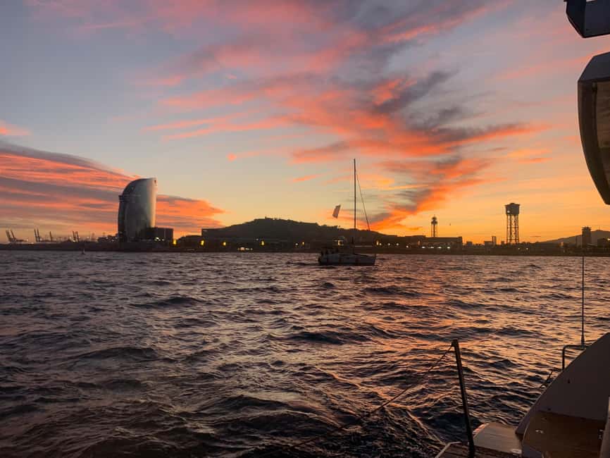 Barcelona: Shared cruise on a catamaran Drink+Local Tapa - Price, duration, and who gets the best value at $64 per person