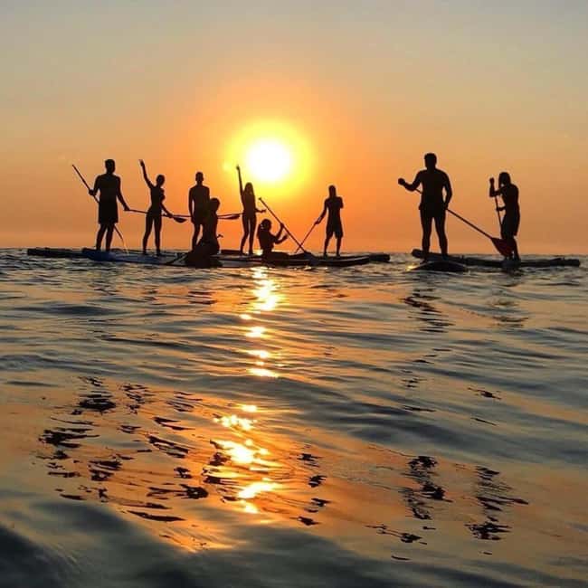 Barcelona: Sunrise or Sunset Paddle Surf with Photos - Learning paddle surf fast, even if balance feels sketchy