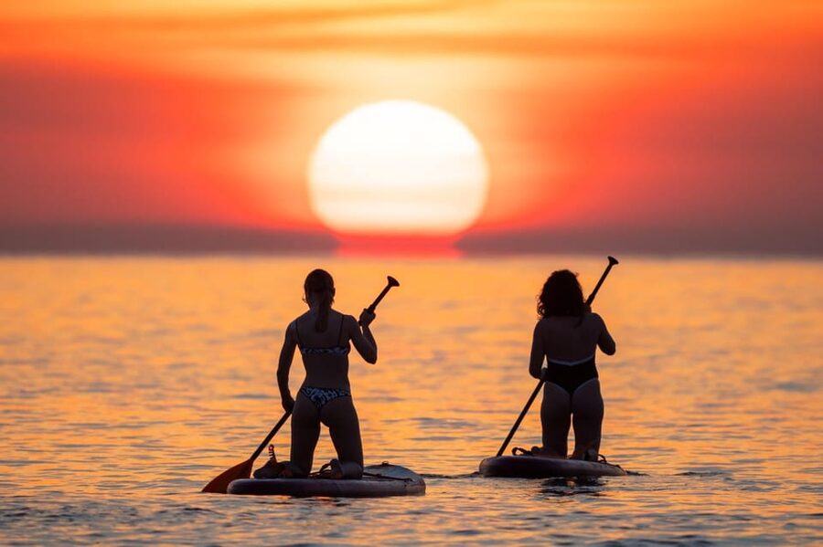 Barcelona: Sunrise Paddleboarding with Instructor and Photos - Weather Reality Check: When Clouds Steal the Sunrise