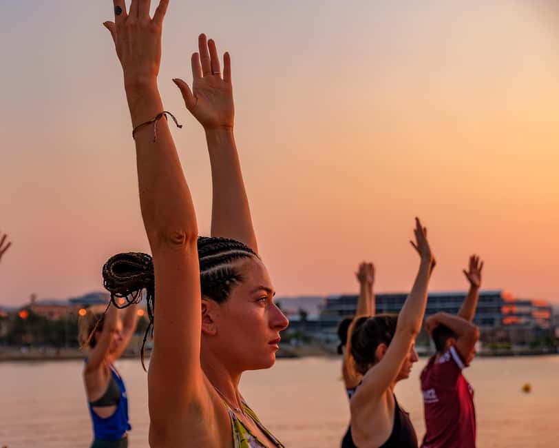 Barcelona: Sunrise Yoga by the Sea & Morning Dip - The 70 Minutes on the Water: Yoga, Gratitude, and a Playful Pace