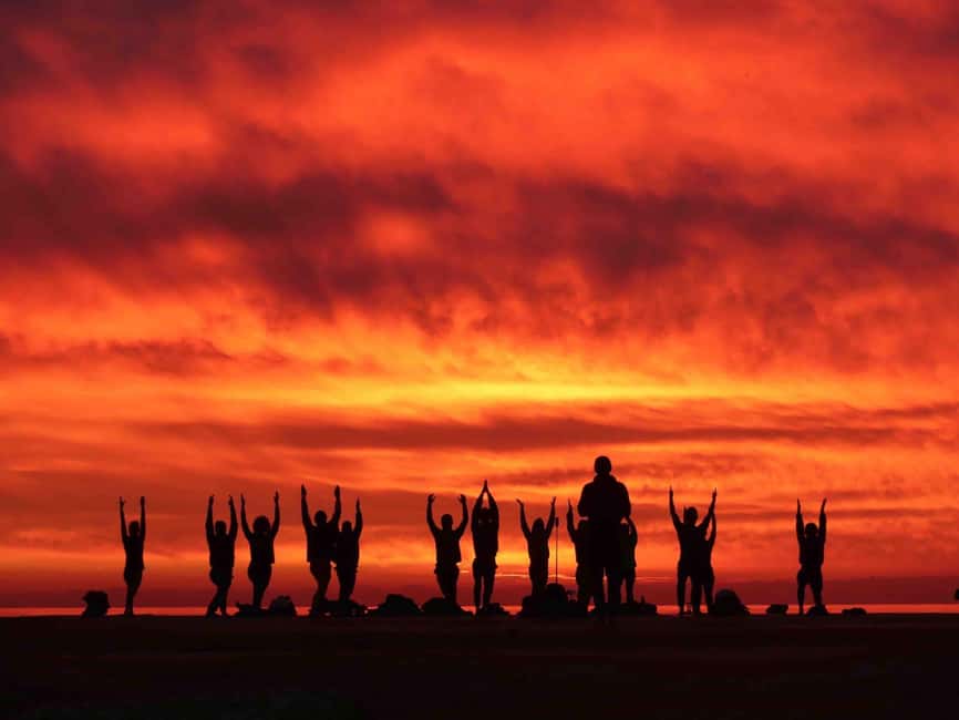 Barcelona: Sunrise Yoga by the Sea & Morning Dip - Finding Yoga by Luna and Confirming the Exact Start Spot