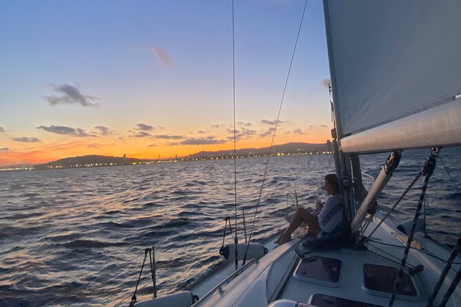 Barcelona Sunset and Day Sailing Cruise - The route that makes the views work: out to the November buoy and back