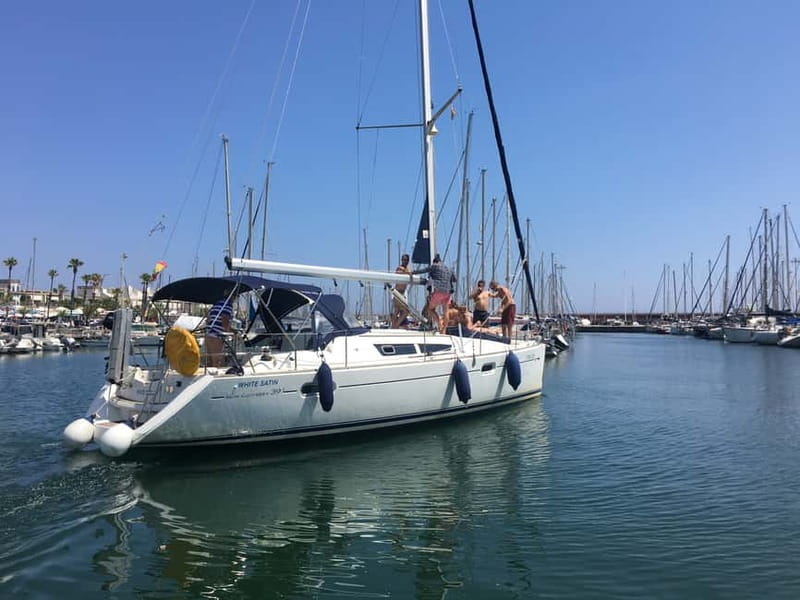 Barcelona: Sunset Boat Trip with Cava Wine and Snacks - The Swim Option in the Mediterranean, and How to Make It Easy