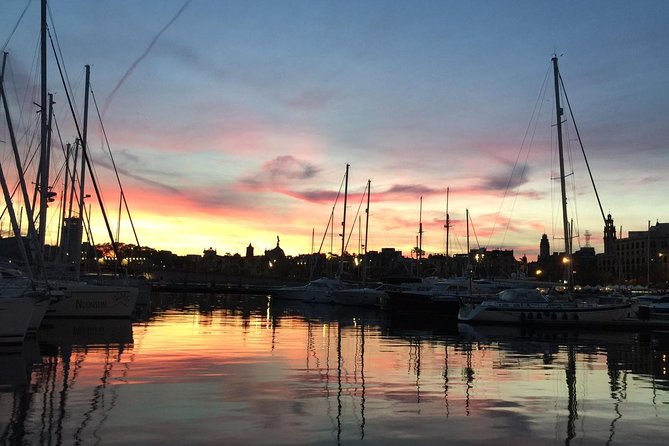 Barcelona Sunset Cruise with Light Snacks and Open Bar - Marina Port Vell departure, right where the action is