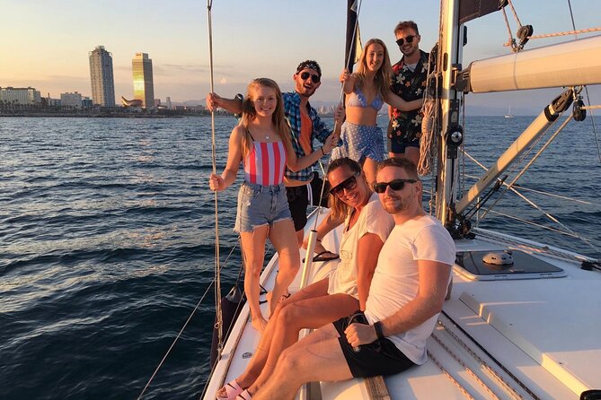 Barcelona Sunset Cruise with Open Bar of Cava and Snacks - What you will actually see from the water