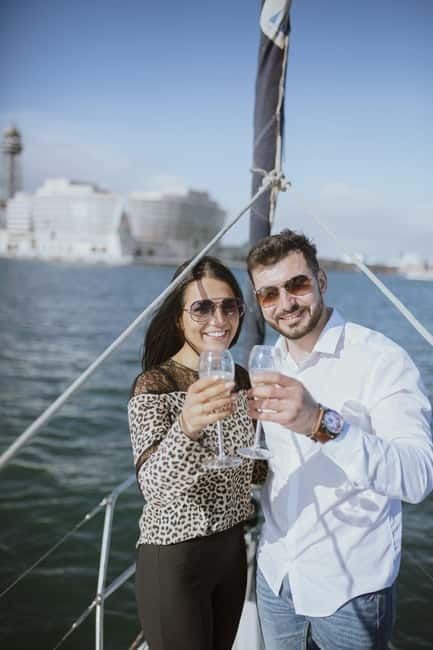 Barcelona: Sunset Sailboat Cruise with Open Bar and Snacks - The 1.5 to 2 Hour Route, What You’ll See at Each Stretch