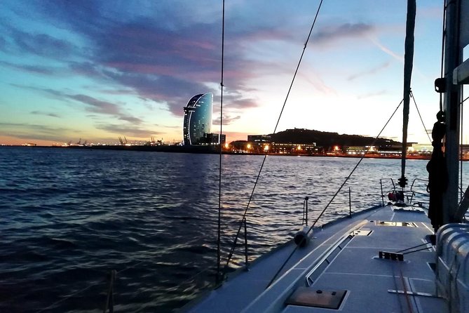 Barcelona Sunset Sailing Cruise from Port Olímpic with Open Bar - The harbor start: Port Olímpic and the 1992 whale statue