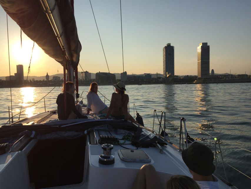 Barcelona: Sunset Sailing Experience with Snacks and Cava - Where it starts: Port Olimpic, Moll del Mestral, Mooring 1538