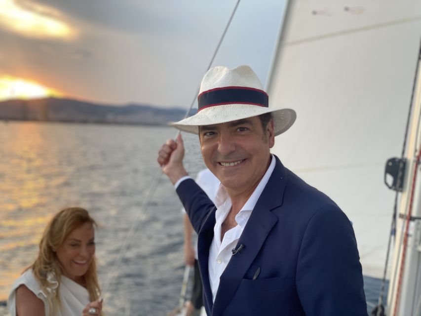Barcelona: Sunset Sailing Tour with Open Bar & Snacks - The first sailing stretch: catching panoramic coastline angles
