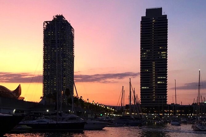 Barcelona Sunset Sailing with Open Bar of Cava and Snacks - Sailing to Playa de la Barceloneta From Sea Level