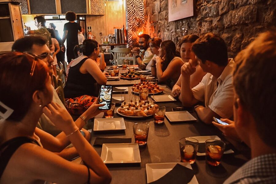 Barcelona: Tapas Walking Tour with Food, Wine, and History - Stop three: traditional tapas bars and the wine, vermouth, sangria flow