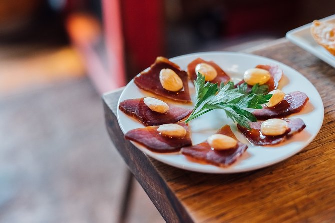 Barcelona Tapas & Wine Walking Tour with Optional Flamenco - El Born stop: medieval streets, tastings, and nightlife energy
