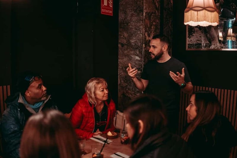Barcelona: Tipsy Tapas & History Tour in the Gothic Quarter - Stop Three near La Rambla: final tapas, live music, and the right way to end