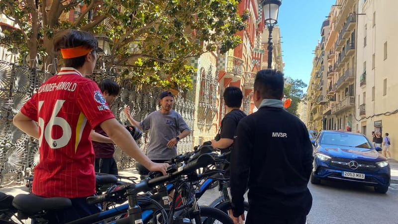 Barcelona to Tibidabo: Hidden Gems & Scenic Views eMTB Tour - Getting started at Carrer de Cervantes, 5