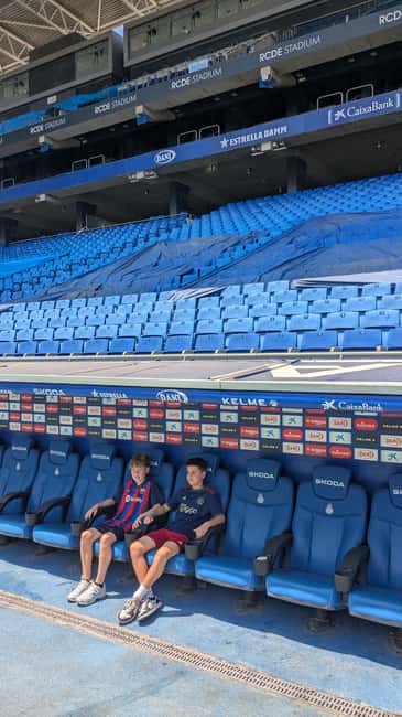 Barcelona: Ultimate Football Tour - 4 Stadiums & 2 Museums - RCDE Stadium VIP tour: locker rooms, press areas, and pitchside photos