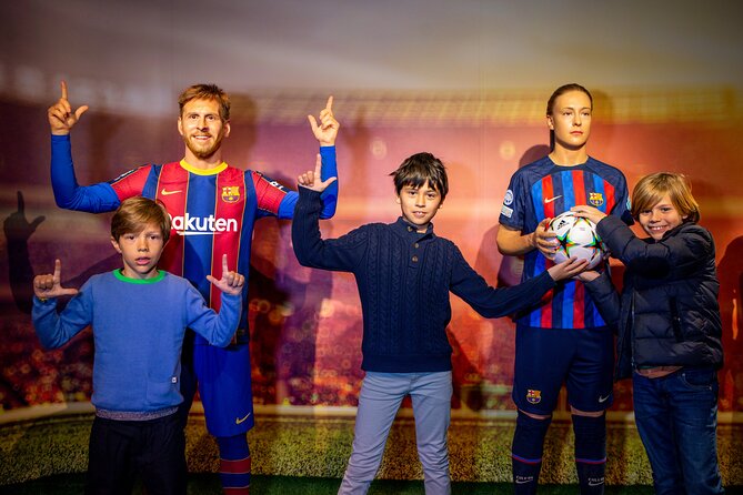 Barcelona Wax Museum Admission Ticket - The Hall of Fame, Sportsmen, Money Heist, and Star Wars rooms