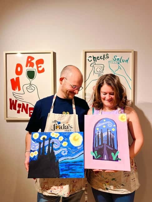 Barcelona: Wine and Art! Unlimited Wine and Local Artists - Bottomless wine, plus snacks and a handpicked playlist