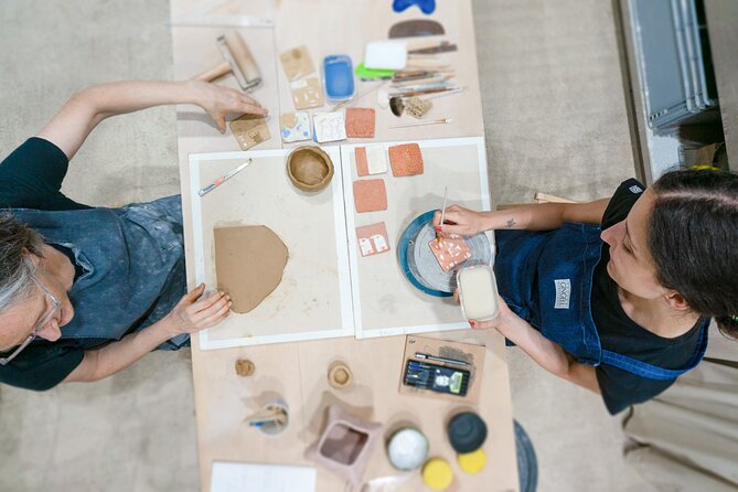 Ceramic Tiles Small Group Workshop in Barcelona - How the studio handles drying and kiln firings for you