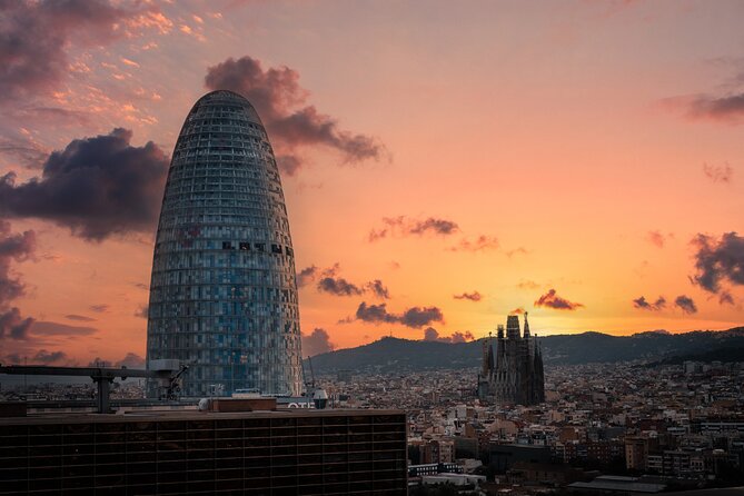Entrance to the Mirador Torre Glories Barcelona - Cloud Cities Barcelona by Tomás Saraceno at 130m