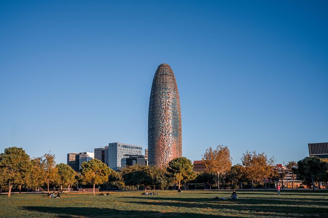 Entrance to the Mirador Torre Glories Barcelona - The urban ecosystems exhibit: a data-first intro to the city