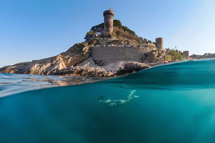 Explore Costa Brava & Tossa de Mar: Trails, snorkel & meal - Castell de Tossa de Mar: the quick intro that pays off later