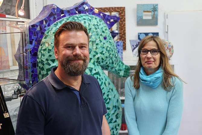 Feel like Gaudí: Barcelona Mosaic Workshop with Tour - The Palace of Catalan Music for Modernisme fans